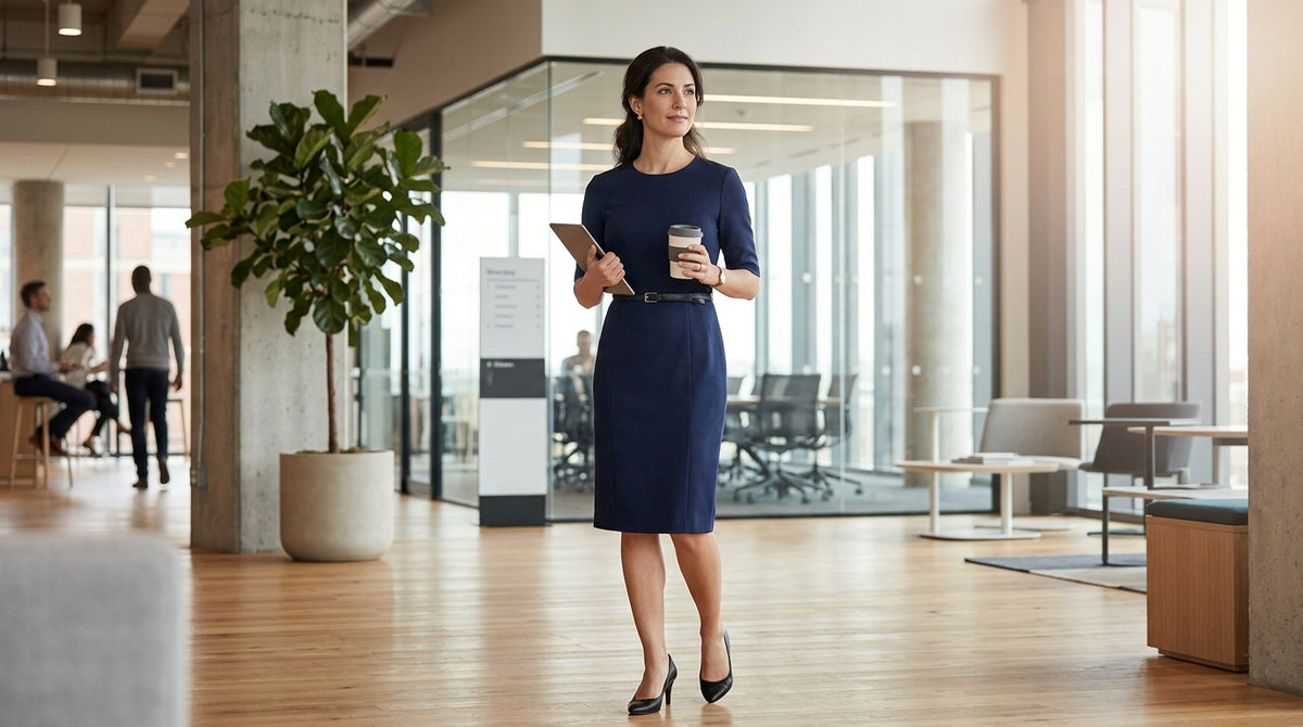 No-show shapewear for professional attire