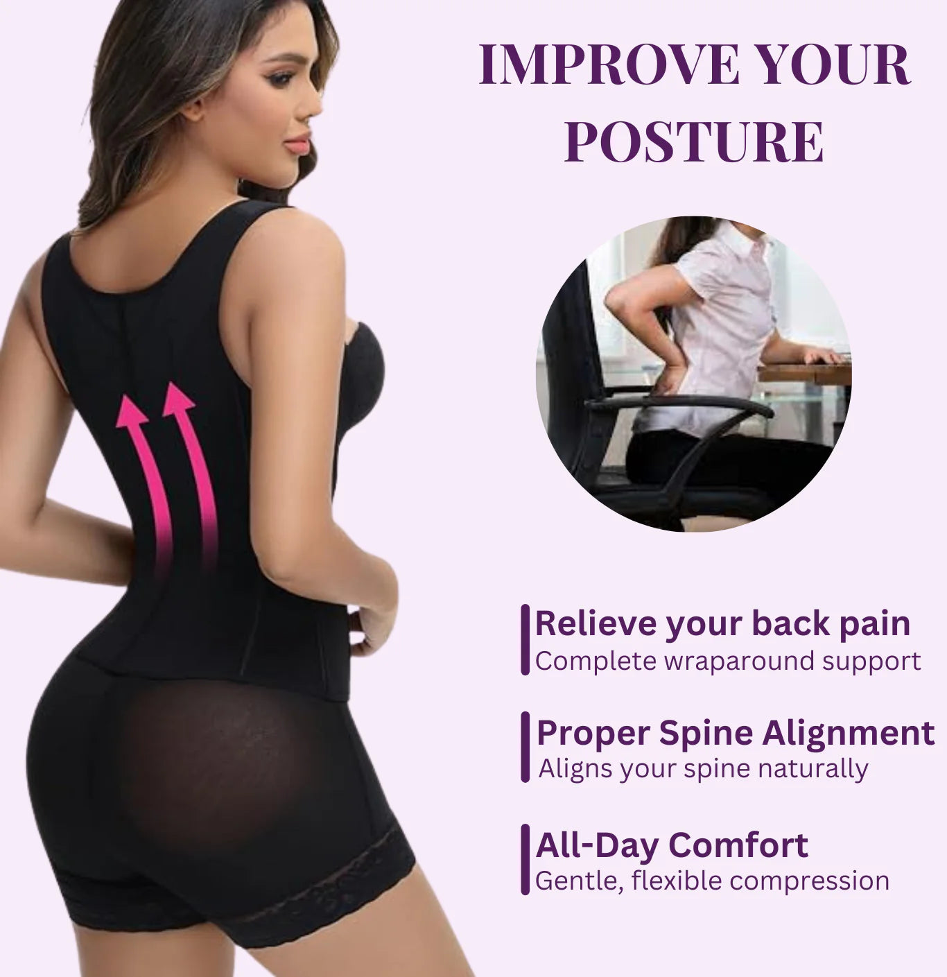 Waist Trainer for Body Shaper Corset Vest Tank Top with Steel Bones