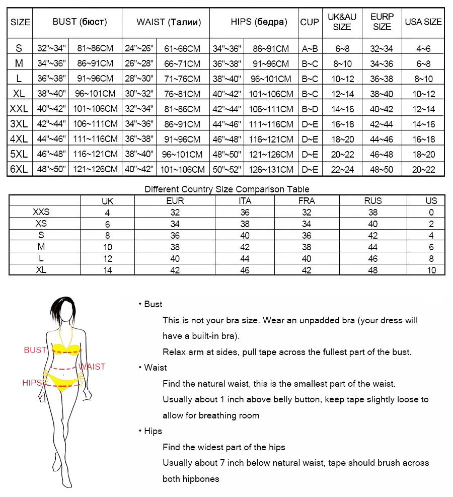 Amara Lilac – Pleated Bandeau Bikini size chart
