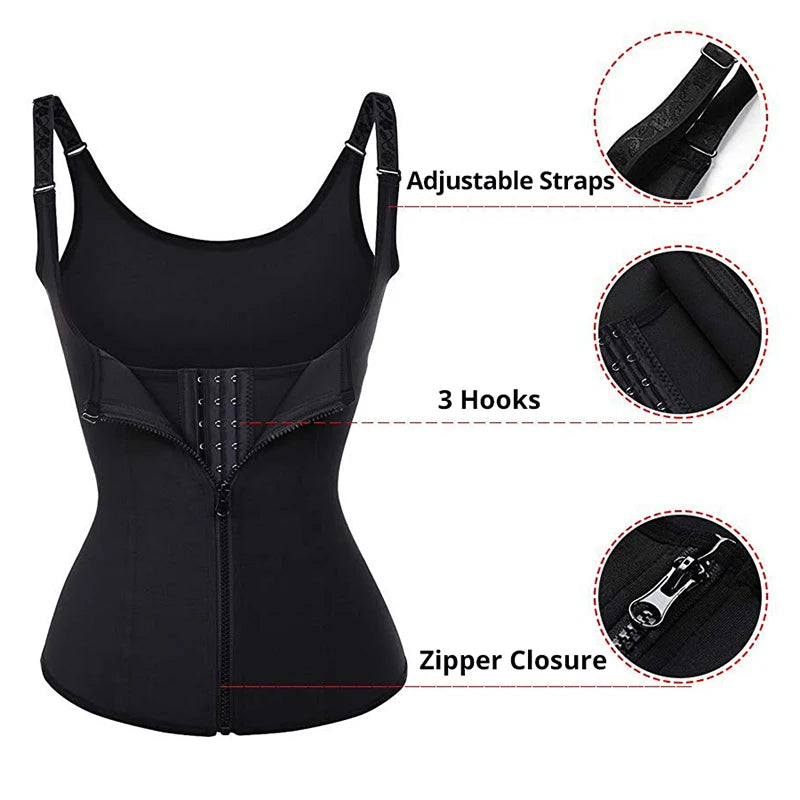 Shapewear Waist Trainer Push Up Slimming Vest Tummy Control Tank Top