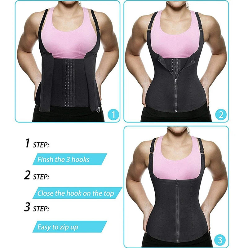 Shapewear Waist Trainer Push Up Slimming Vest Tummy Control Tank Top