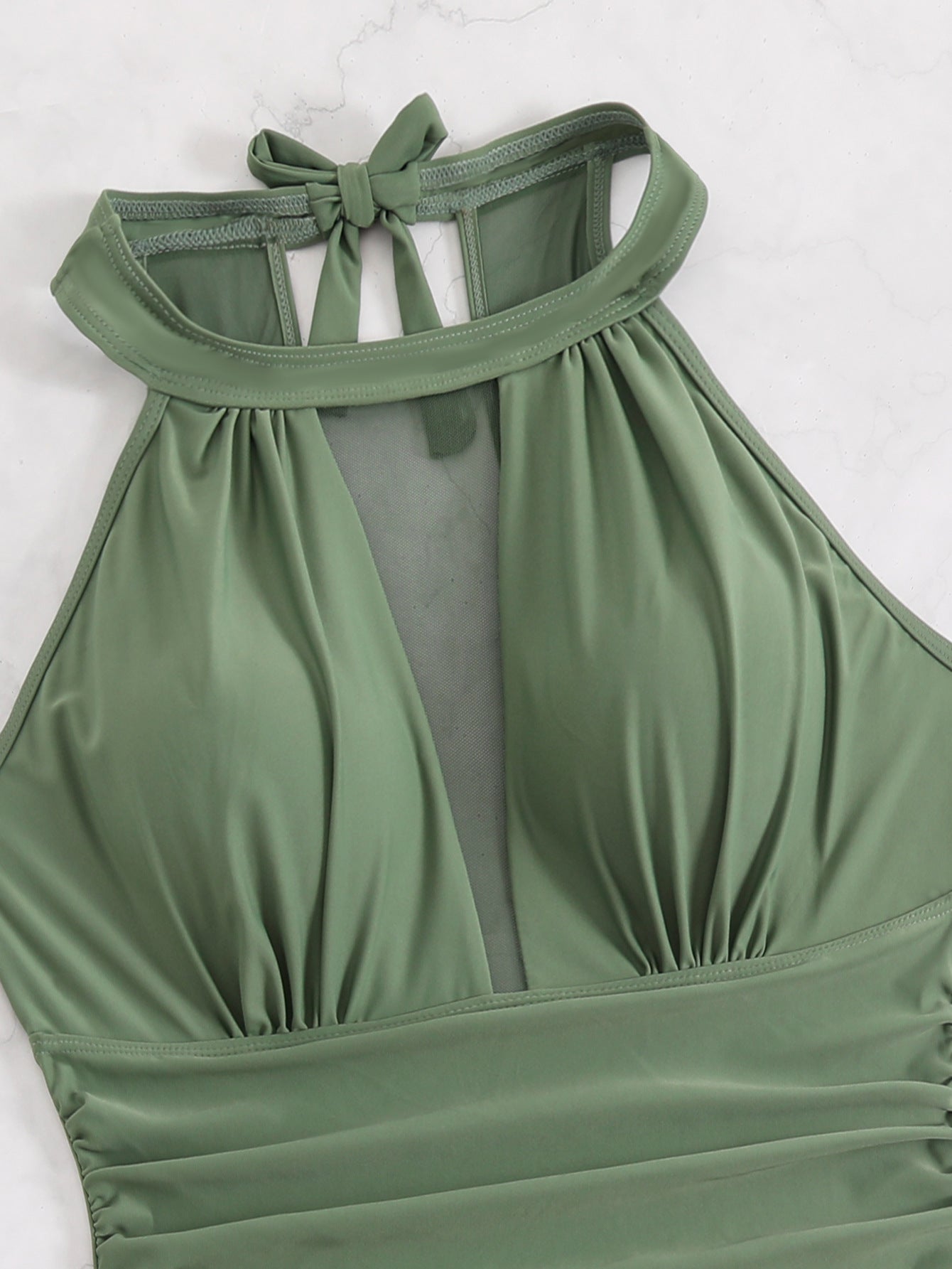 Noir Veil - Mesh Dress Monokini