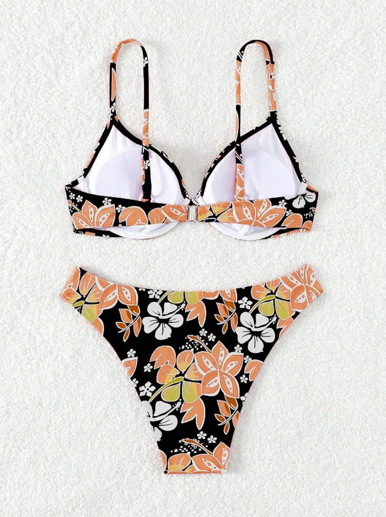 Savanna Bloom - Floral Triangle Bikini