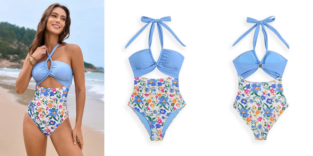 Savanna Petal - Floral Swim Dress