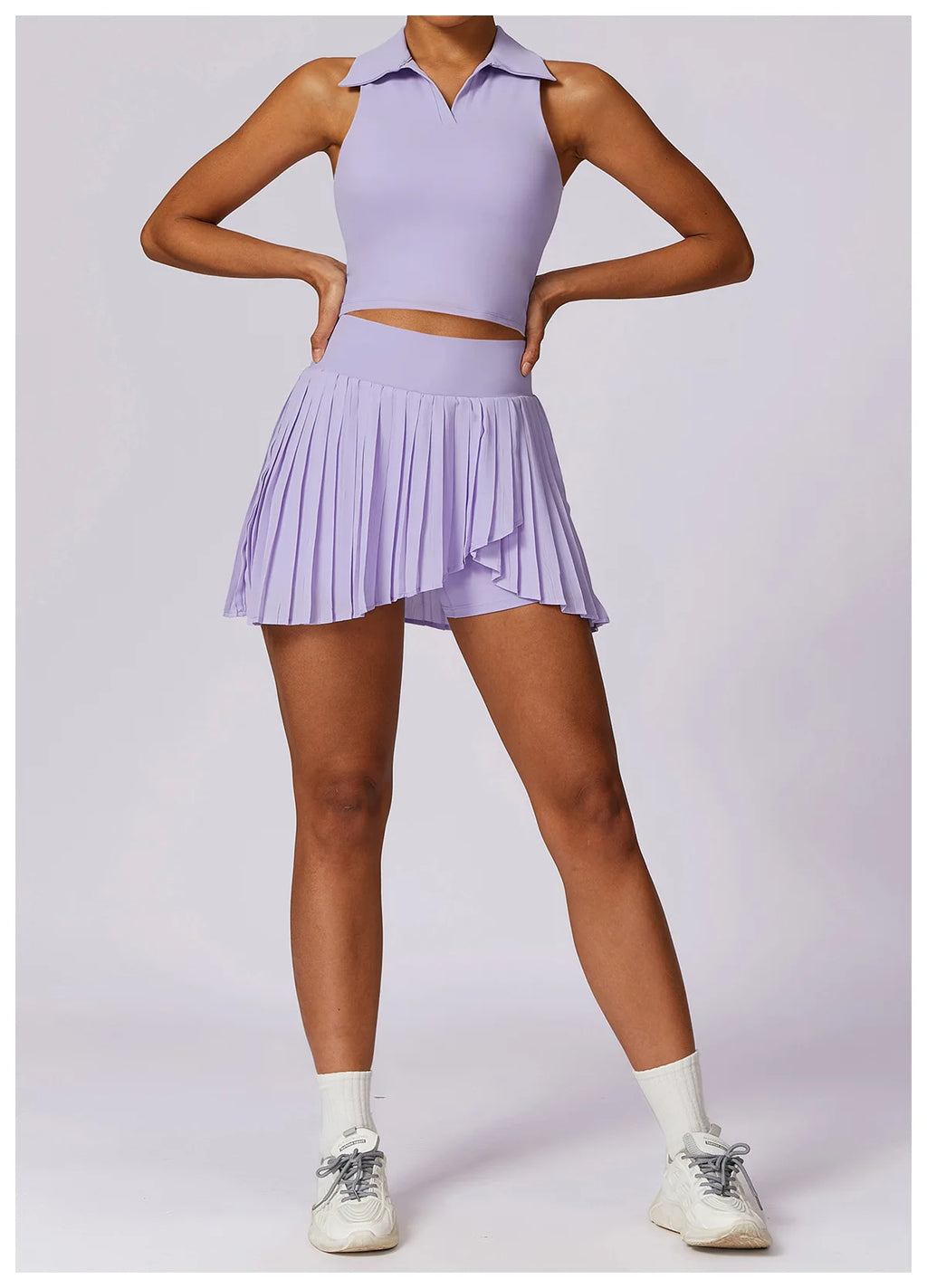 A-Line Court Skort - Welt Pocket