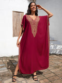 Serene Stitch - Embroidered Robe