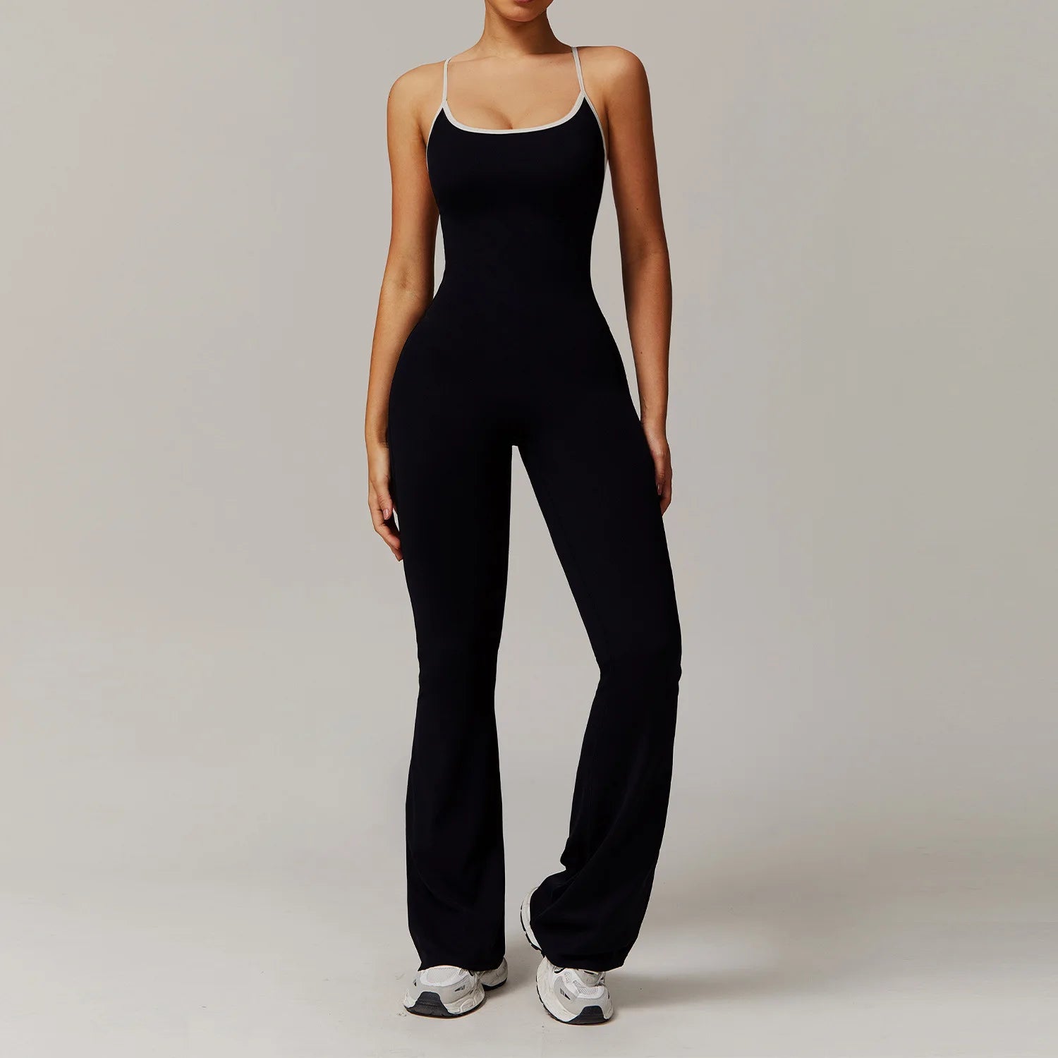 FlareCut Jumpsuit - Backless Strap