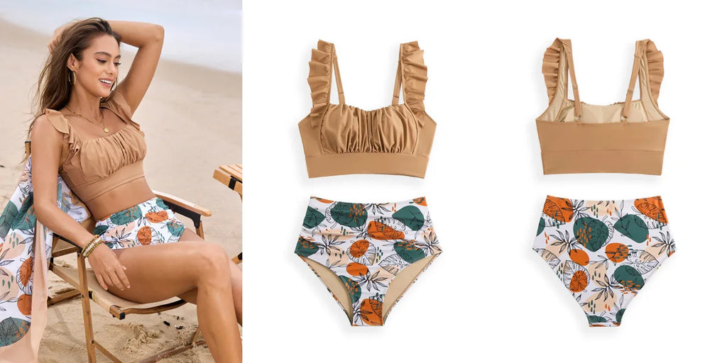 Aurora Frill - High-Waist Bikini