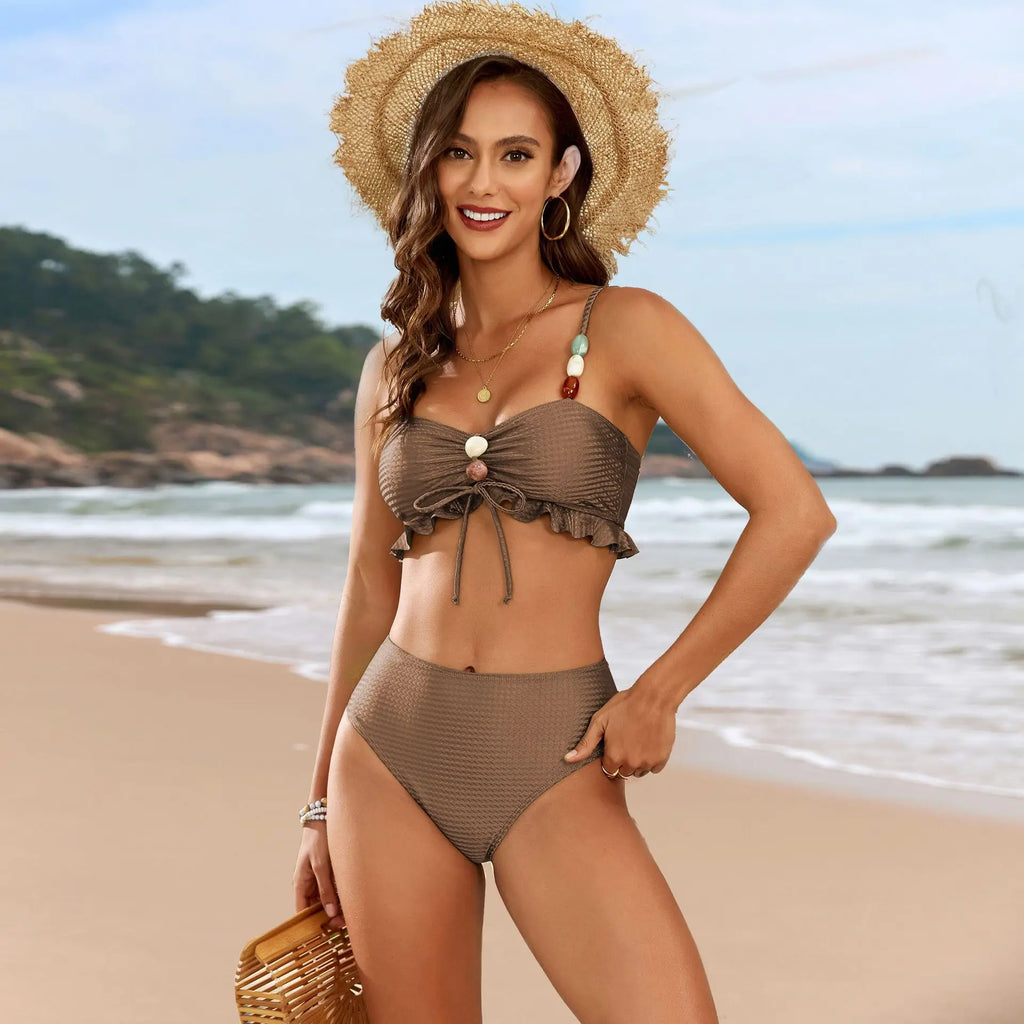 Aurora Ruffle - High-Waist Bikini