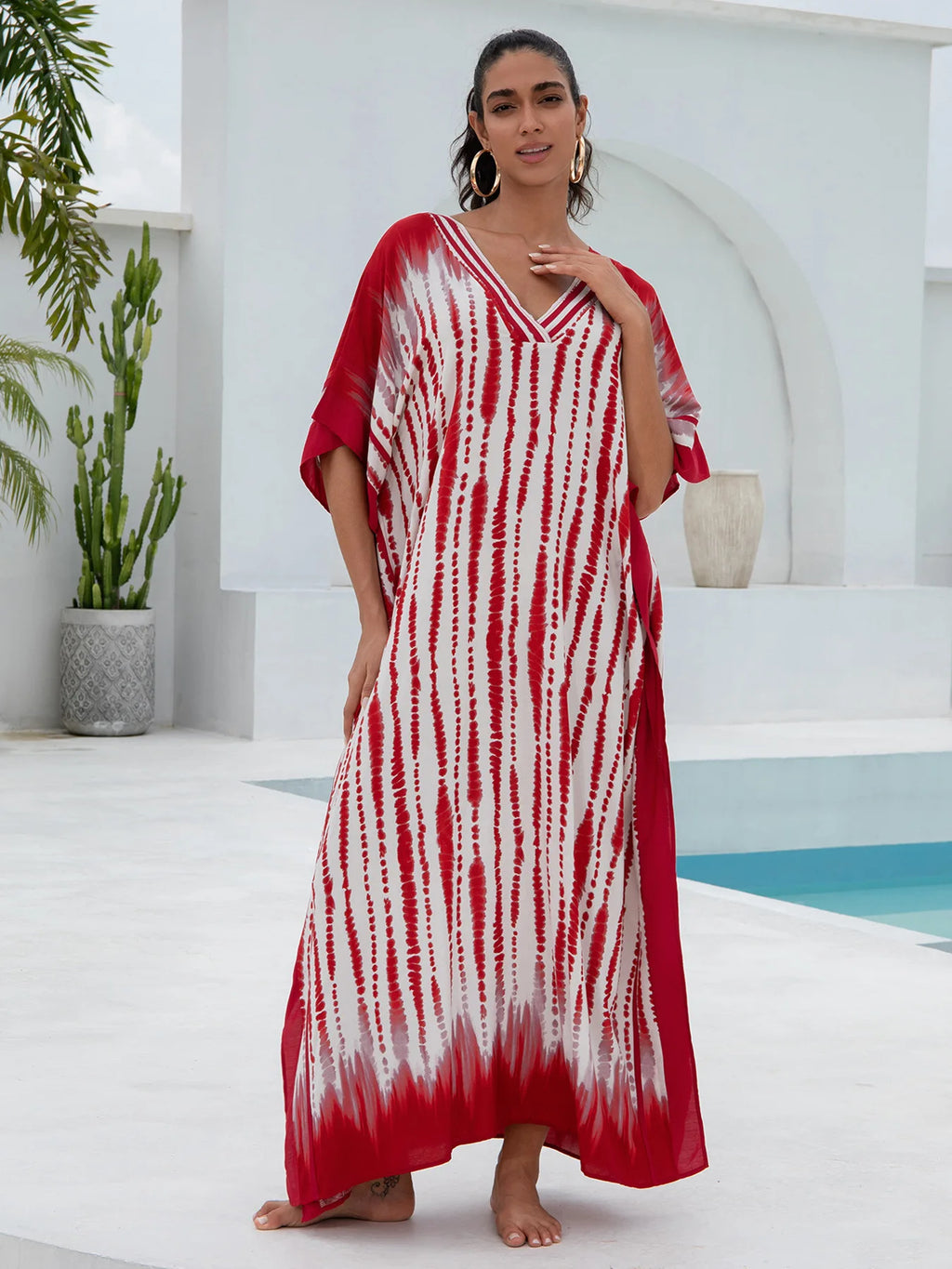 Marina Stripe - Long Robe