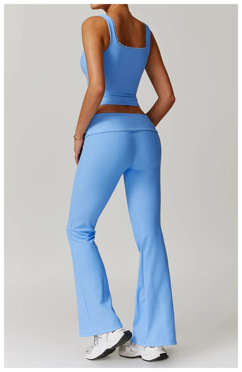 RuffleSquare Bra - Square Neck