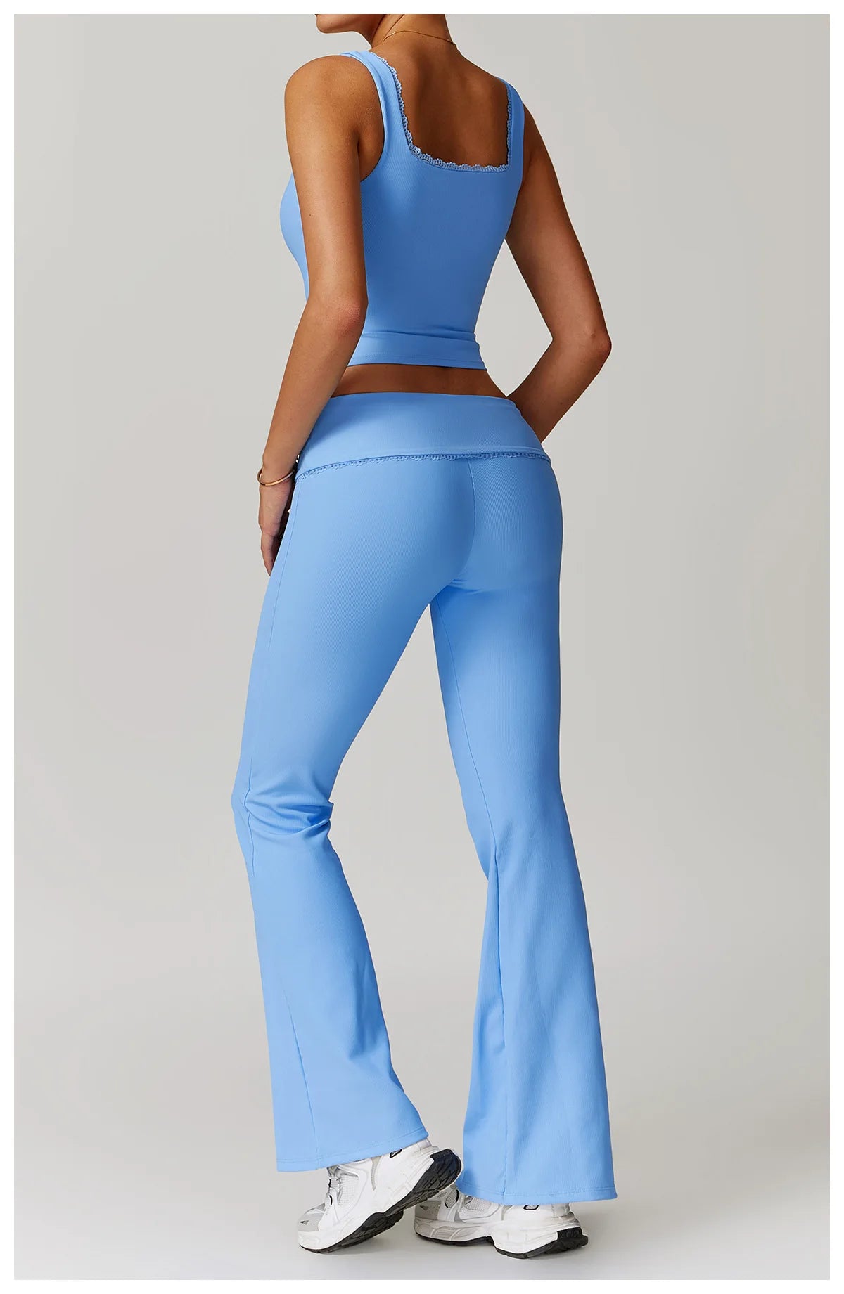 RuffleSquare Bra - Square Neck