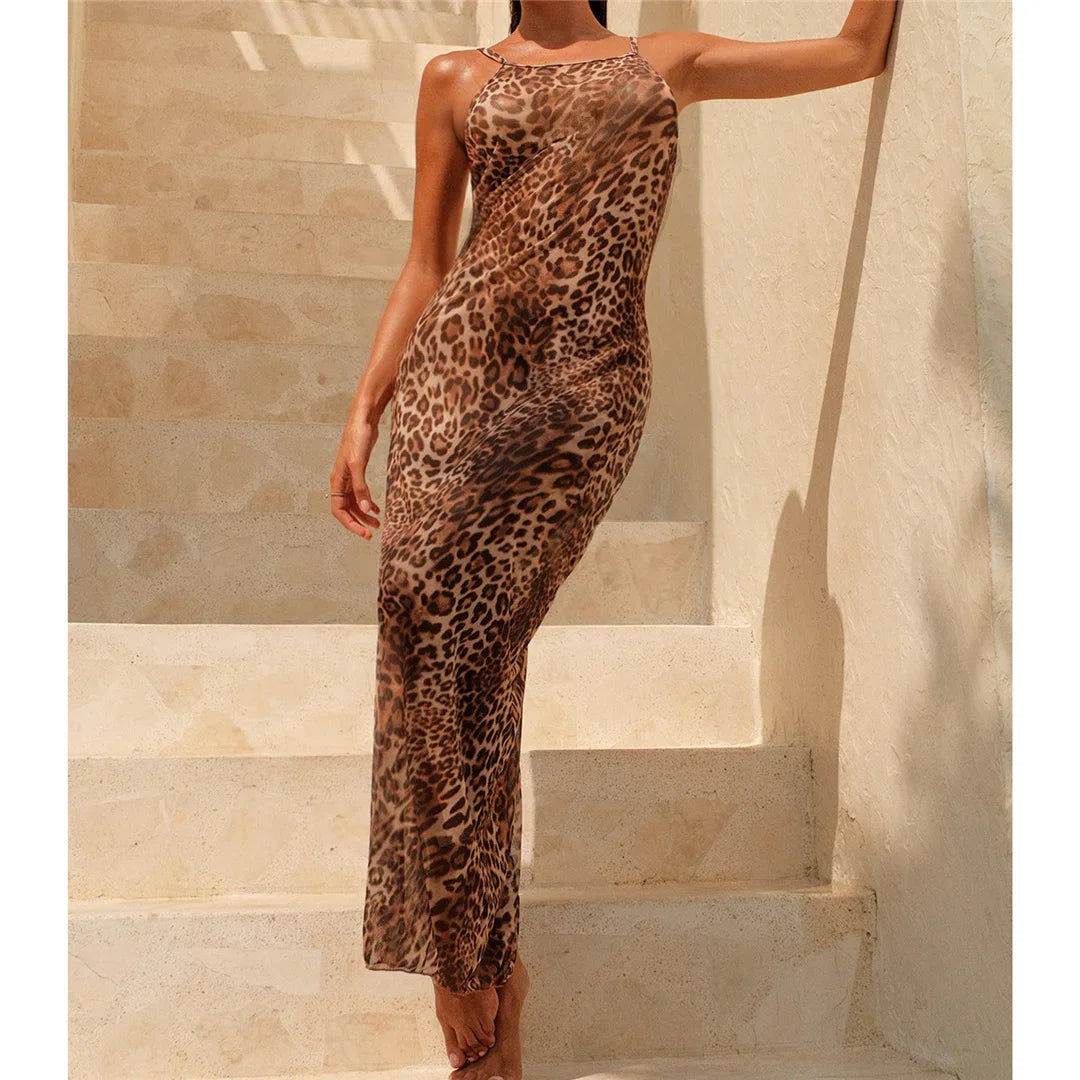 Feline Knit - Sleeveless Cover Dress