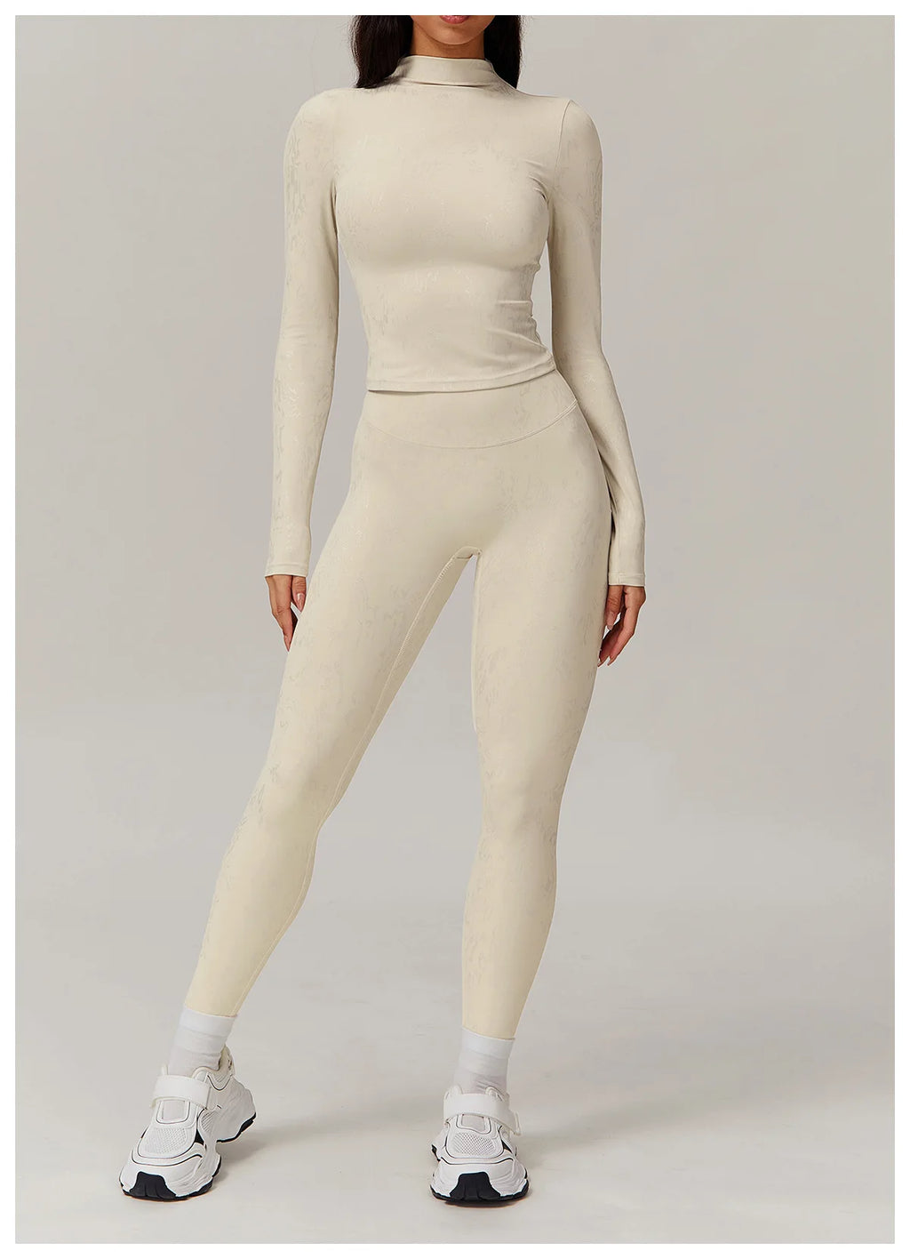 LuxeFoil Leggings - High Waist