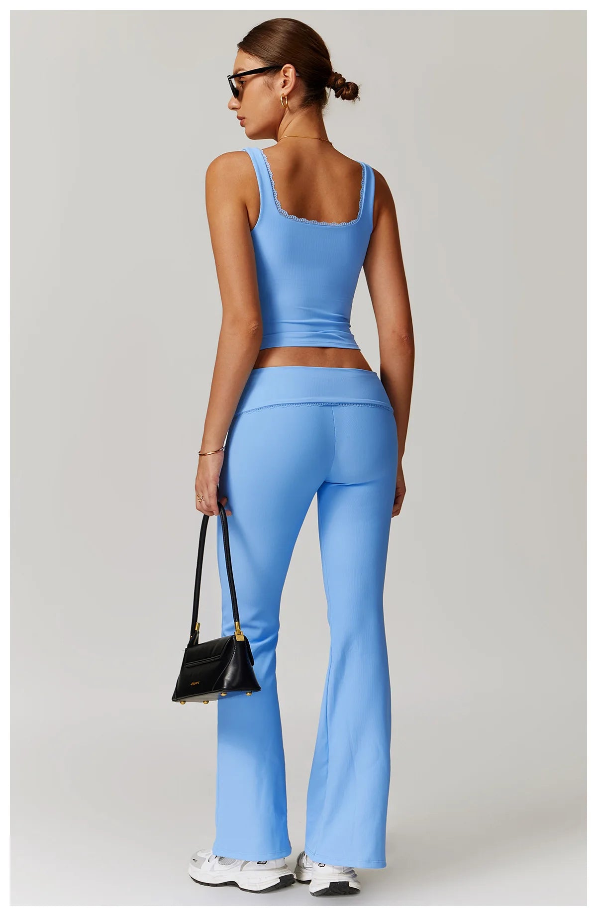 RuffleSquare Bra - Square Neck