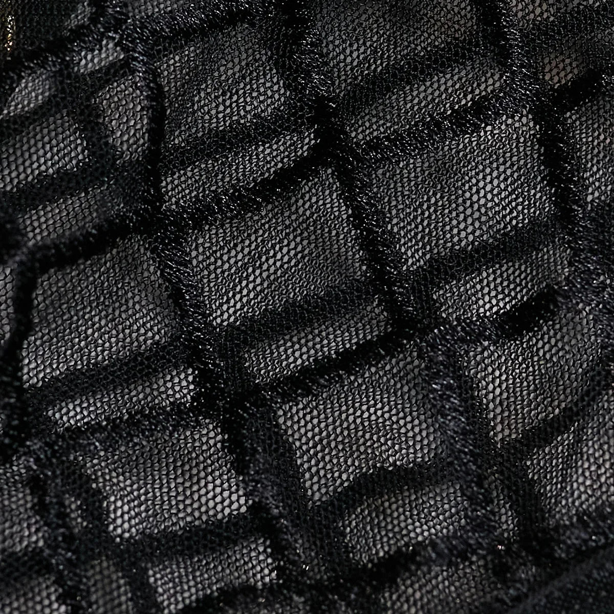 Mesh Bodysuit with Metal Ring Detail