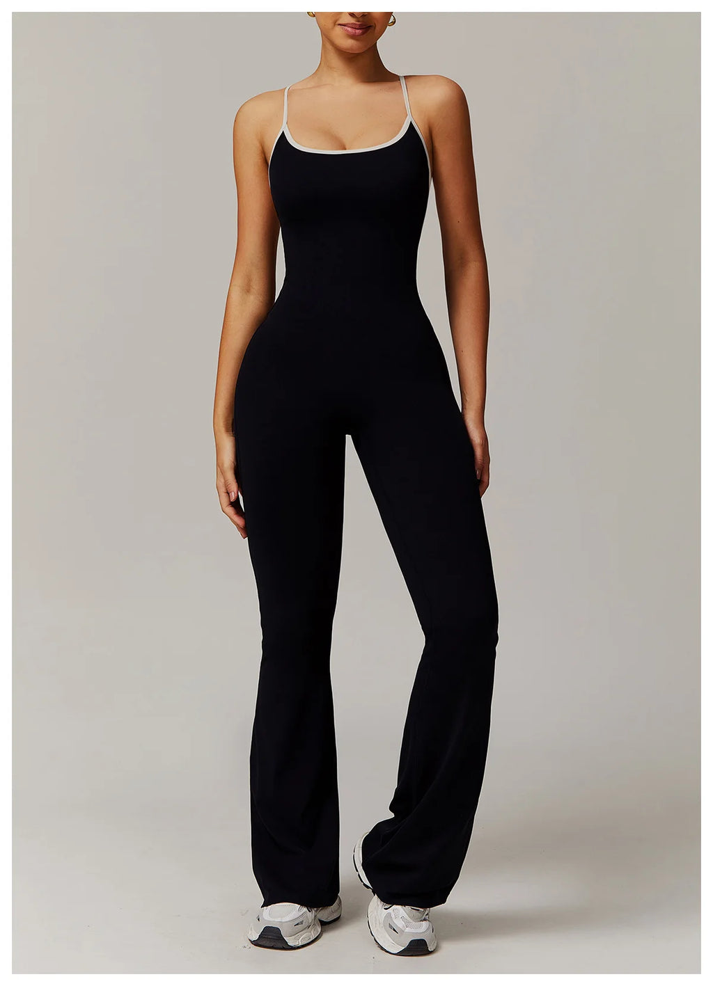 FlareCut Jumpsuit - Backless Strap