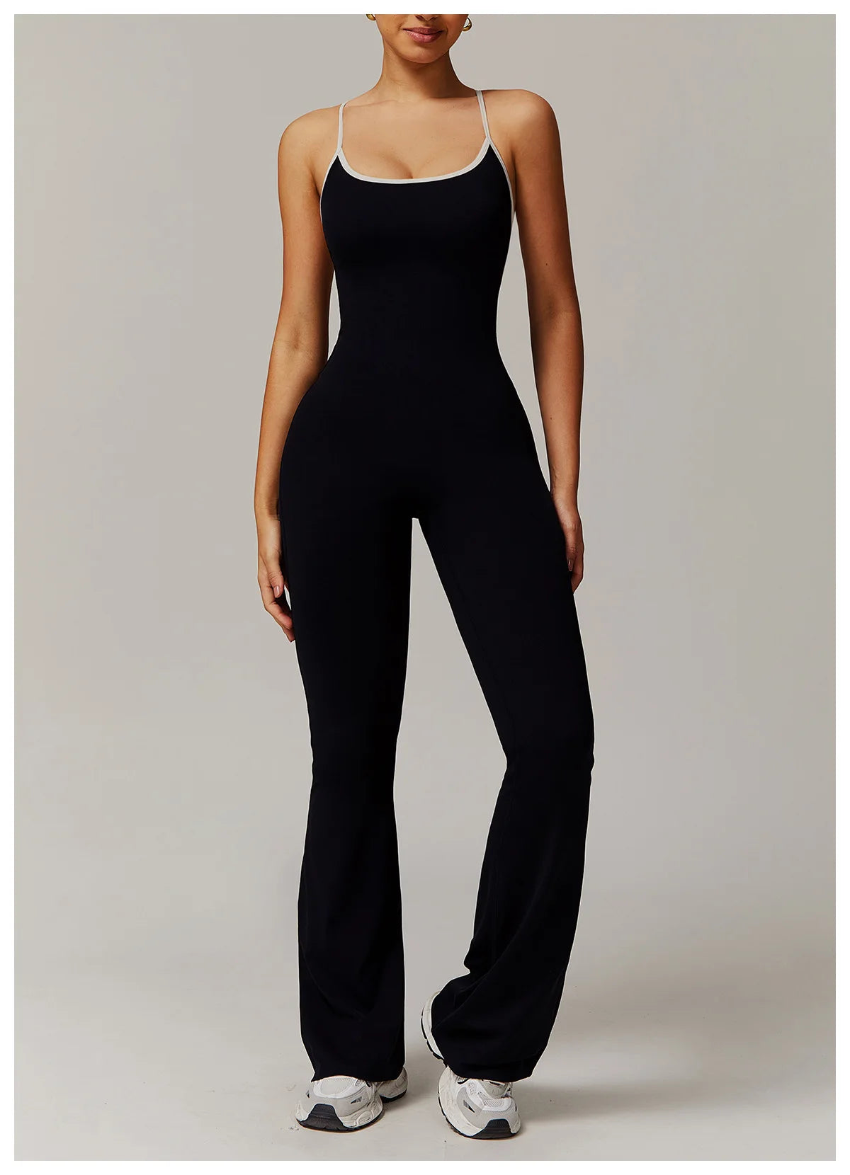FlareCut Jumpsuit - Backless Strap