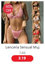 Mesh Sheer Harness Cage Bra & Panty Set