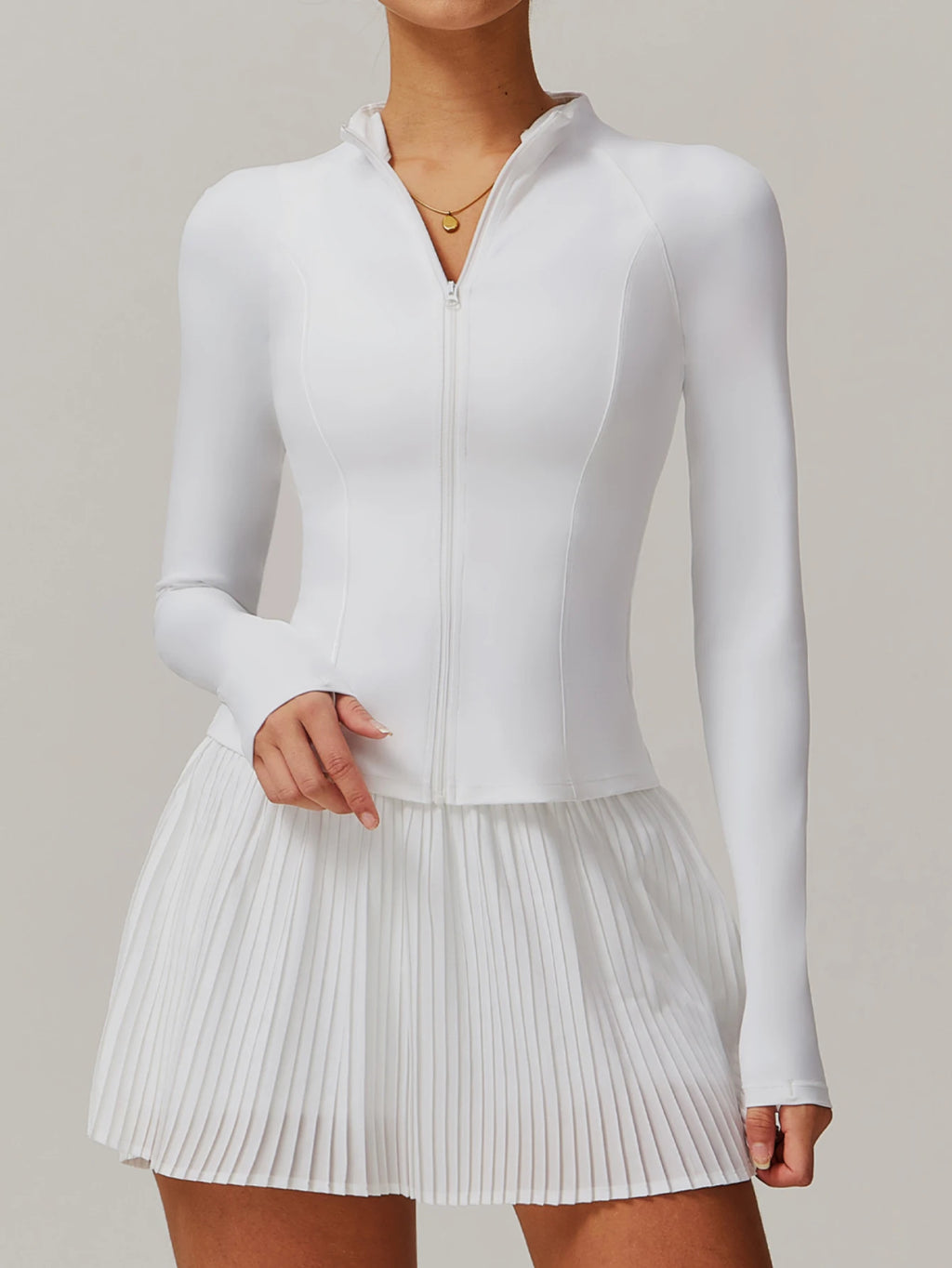 ZipSculpt Jacket - Stand Collar