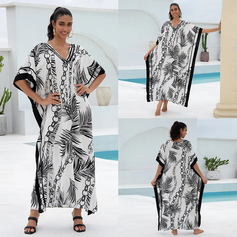 Capri Chain - Print Robe