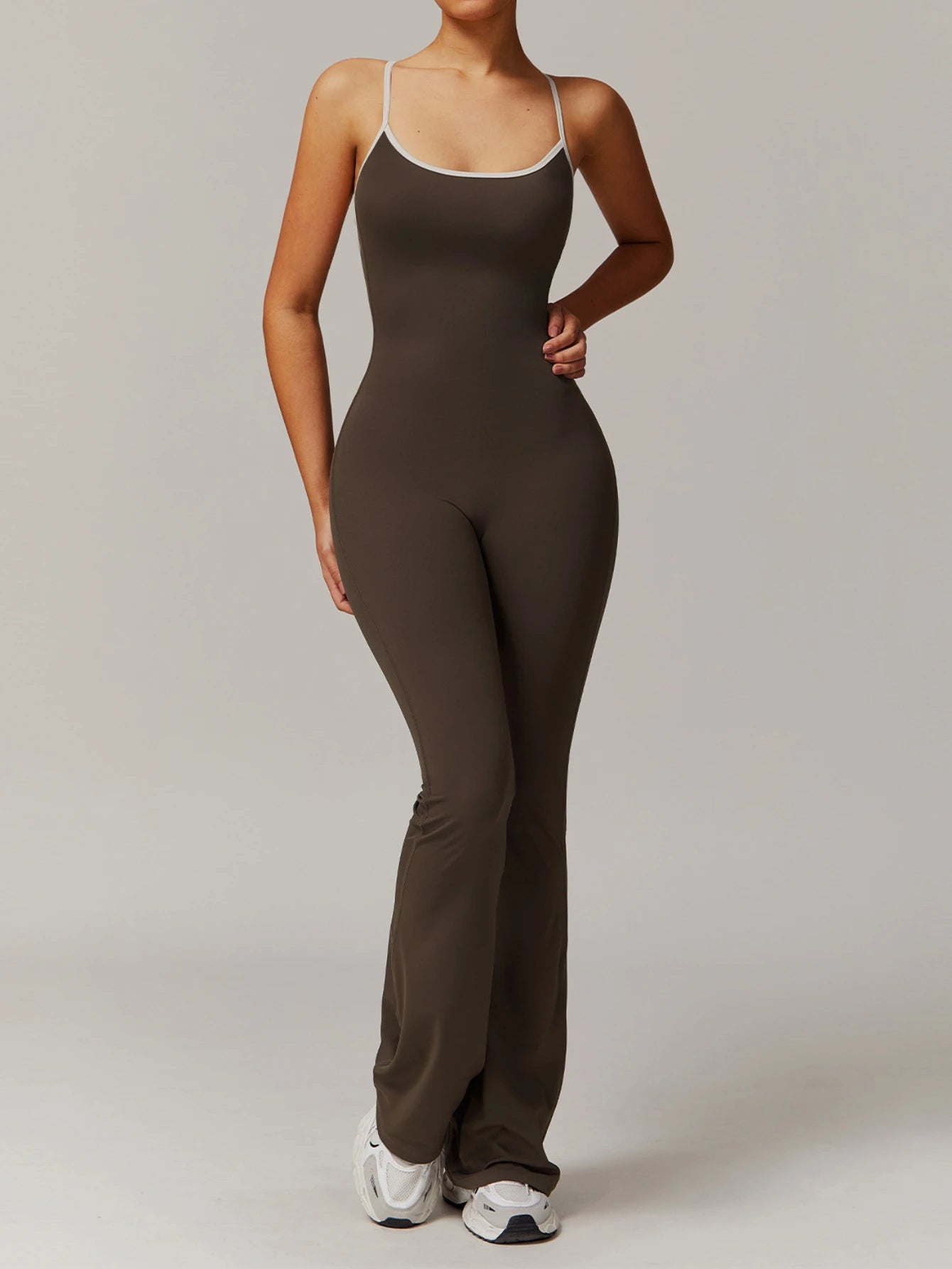 FlareCut Jumpsuit - Backless Strap
