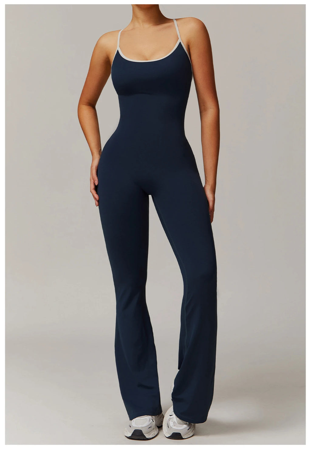 FlareCut Jumpsuit - Backless Strap