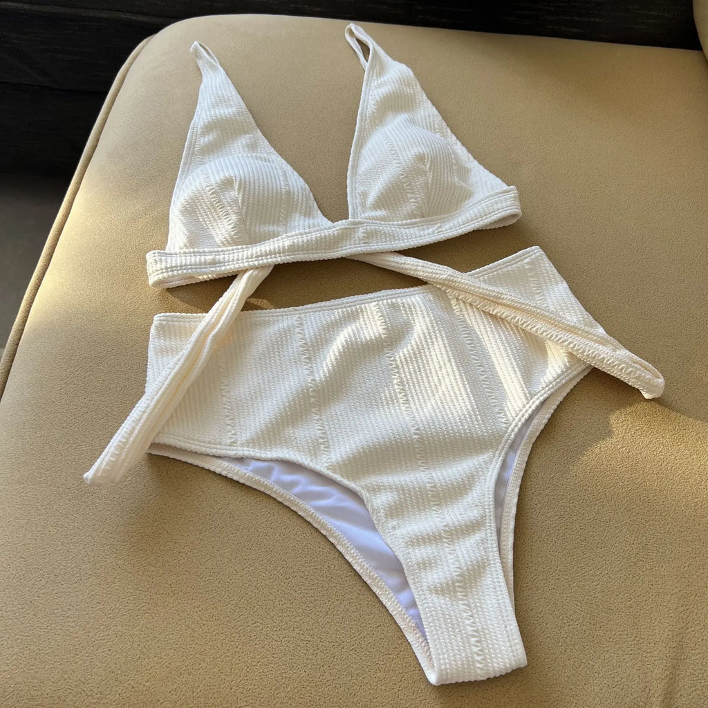Aria V - High-Waist Triangle Bikini