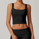 RuffleSquare Bra - Square Neck