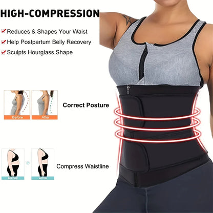 Breathable Neoprene Waist Trainer & Trimmer Belt Shapewear
