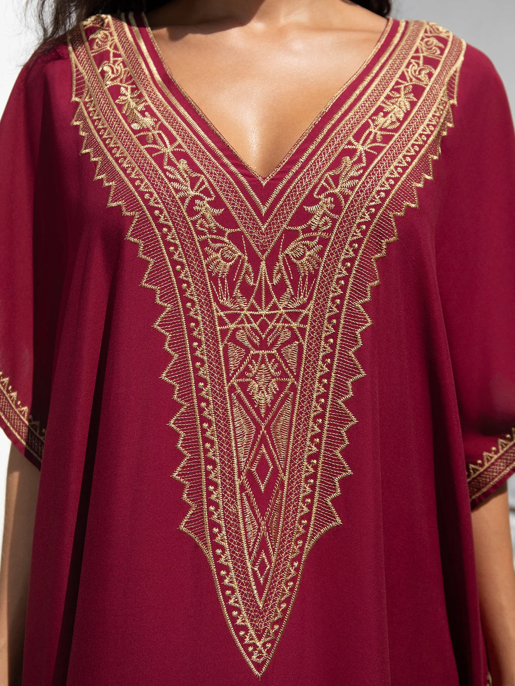 Serene Stitch - Embroidered Robe