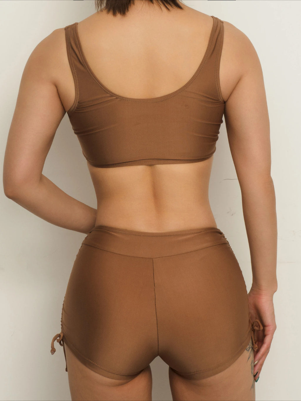 Aria Sky - V-Neck High-Waist Bikini