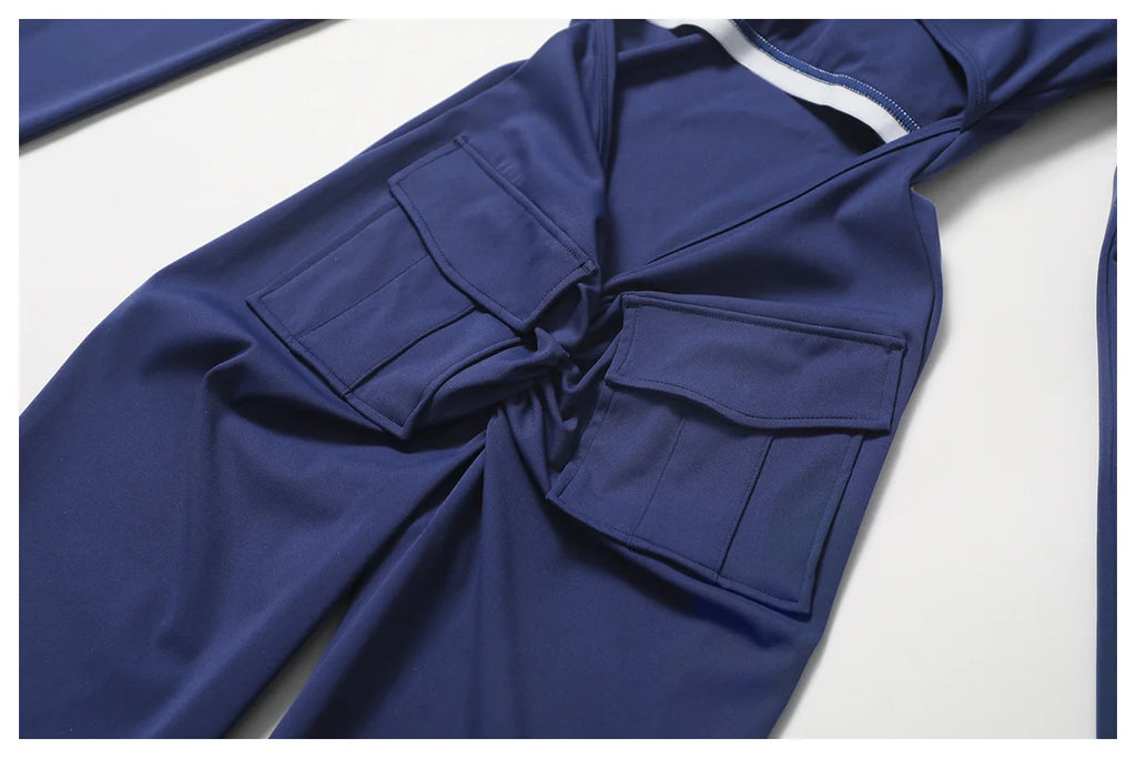 Sculpt Jumpsuit - Backless Long Sleeve