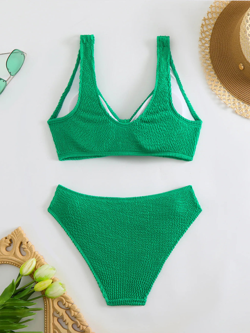 Aria Classic - V-Neck High-Waist Bikini