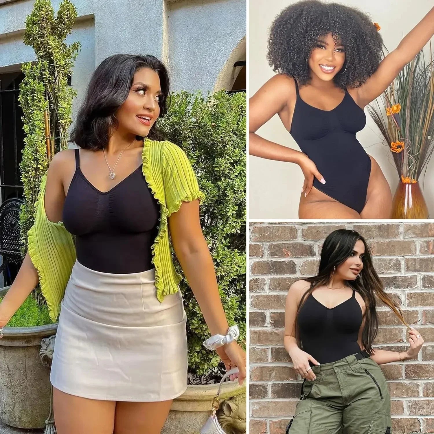Seamless Full Body Shaper – Waist Trainer Bodysuit with Tummy Control & Butt Lifter