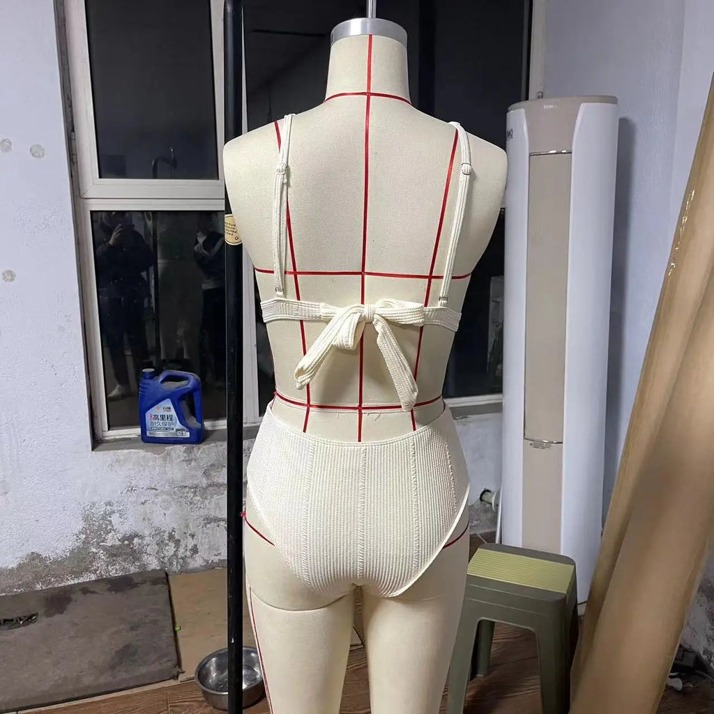 Aria V - High-Waist Triangle Bikini