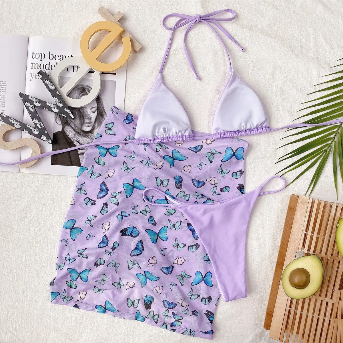 Flora Bloom Set - 3-Piece Bikini
