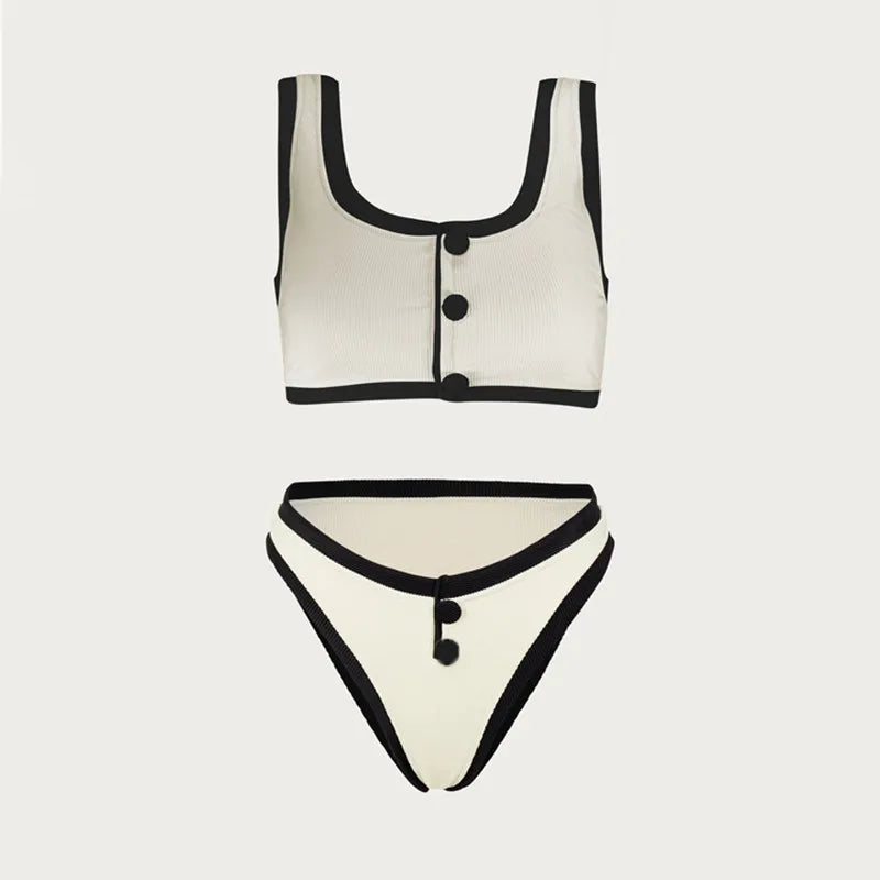 Valeria Blanc – Retro Chic Bikini Set