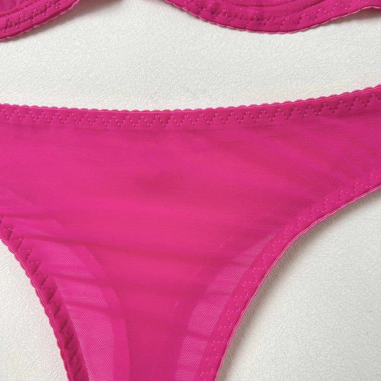 Seamless Lace Push-Up Bra & Panty Set