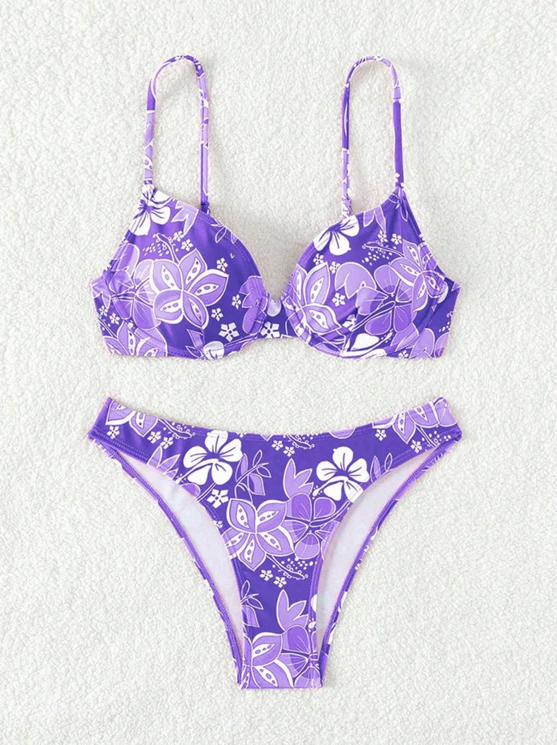 Savanna Bloom - Floral Triangle Bikini