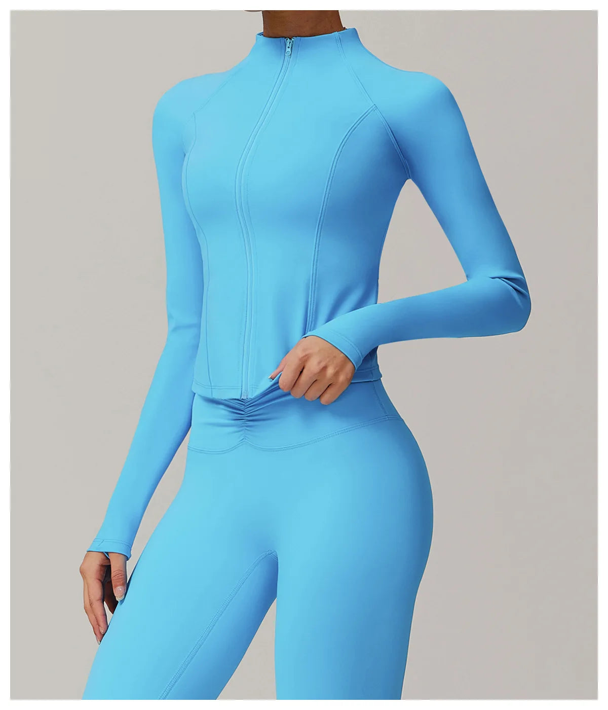 ZipSculpt Jacket - Stand Collar