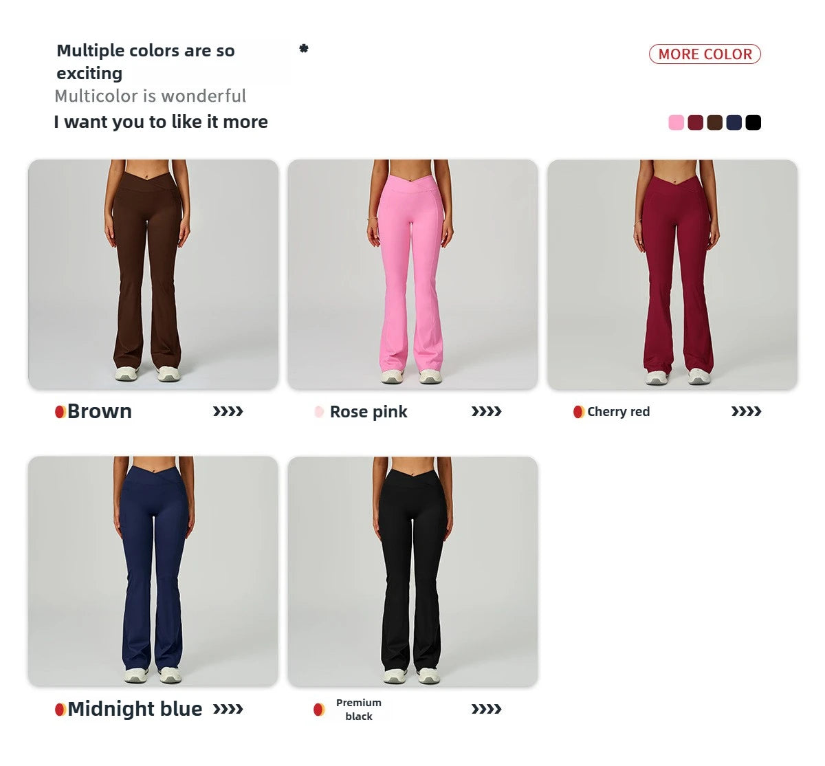 FlowLine Flares - High Waist