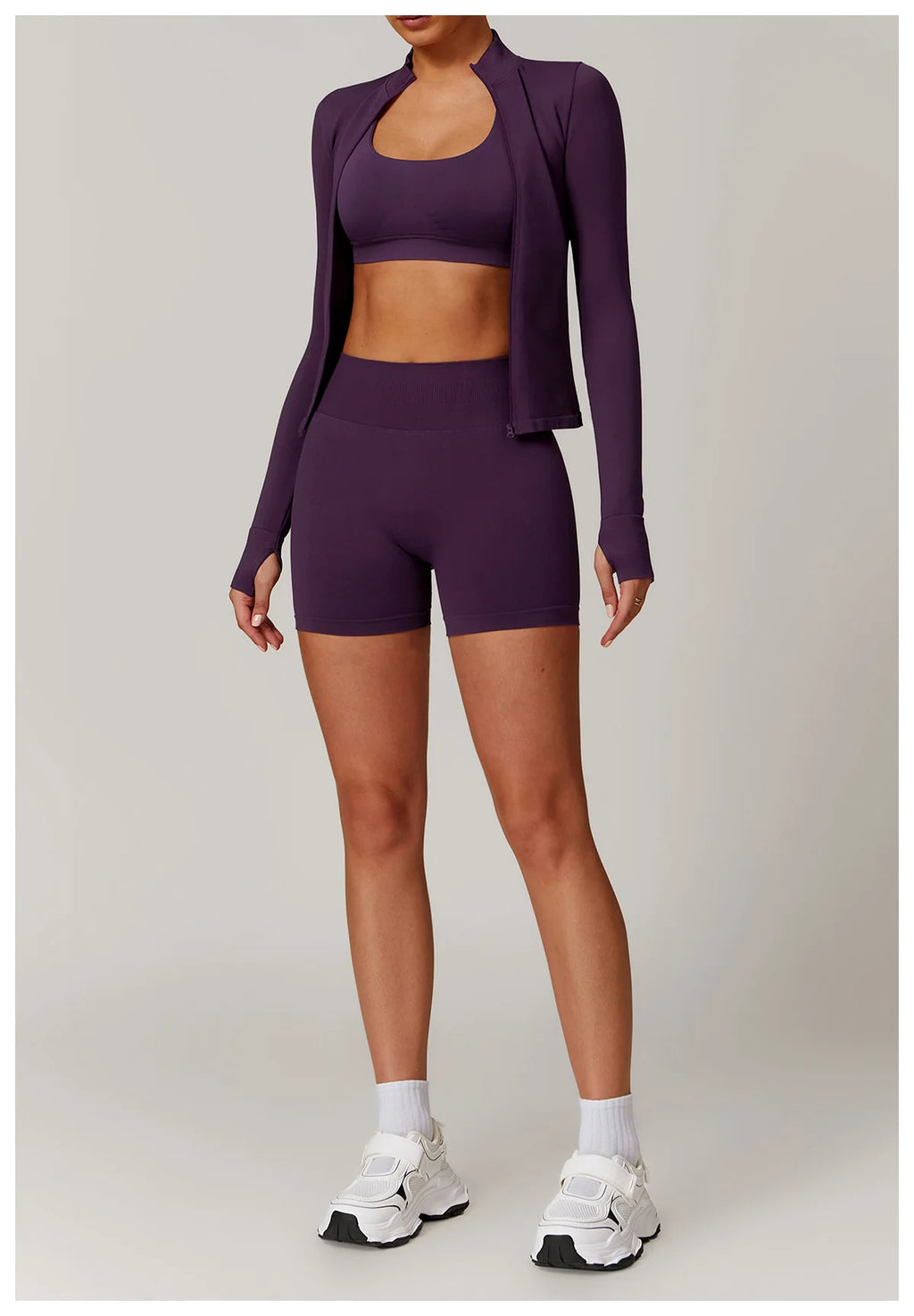 AeroGuard Trio Set - Zip Jacket, Bra & Leggings