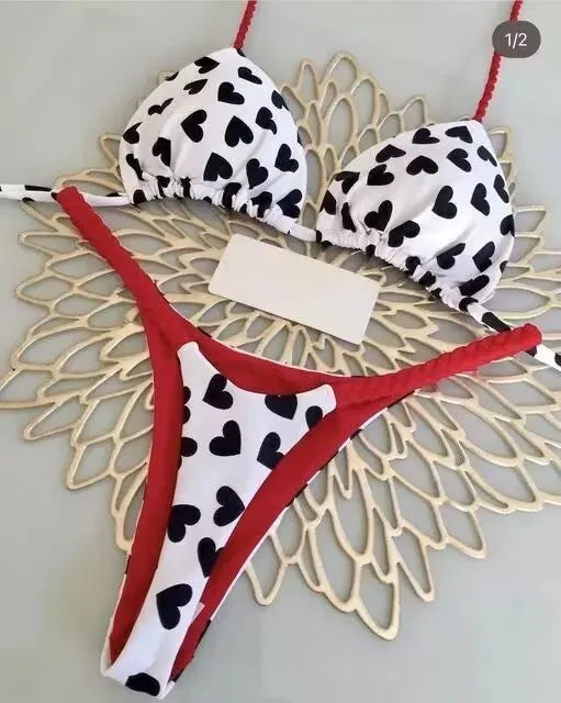 Savanna Luxe – Leopard Trim Bikini