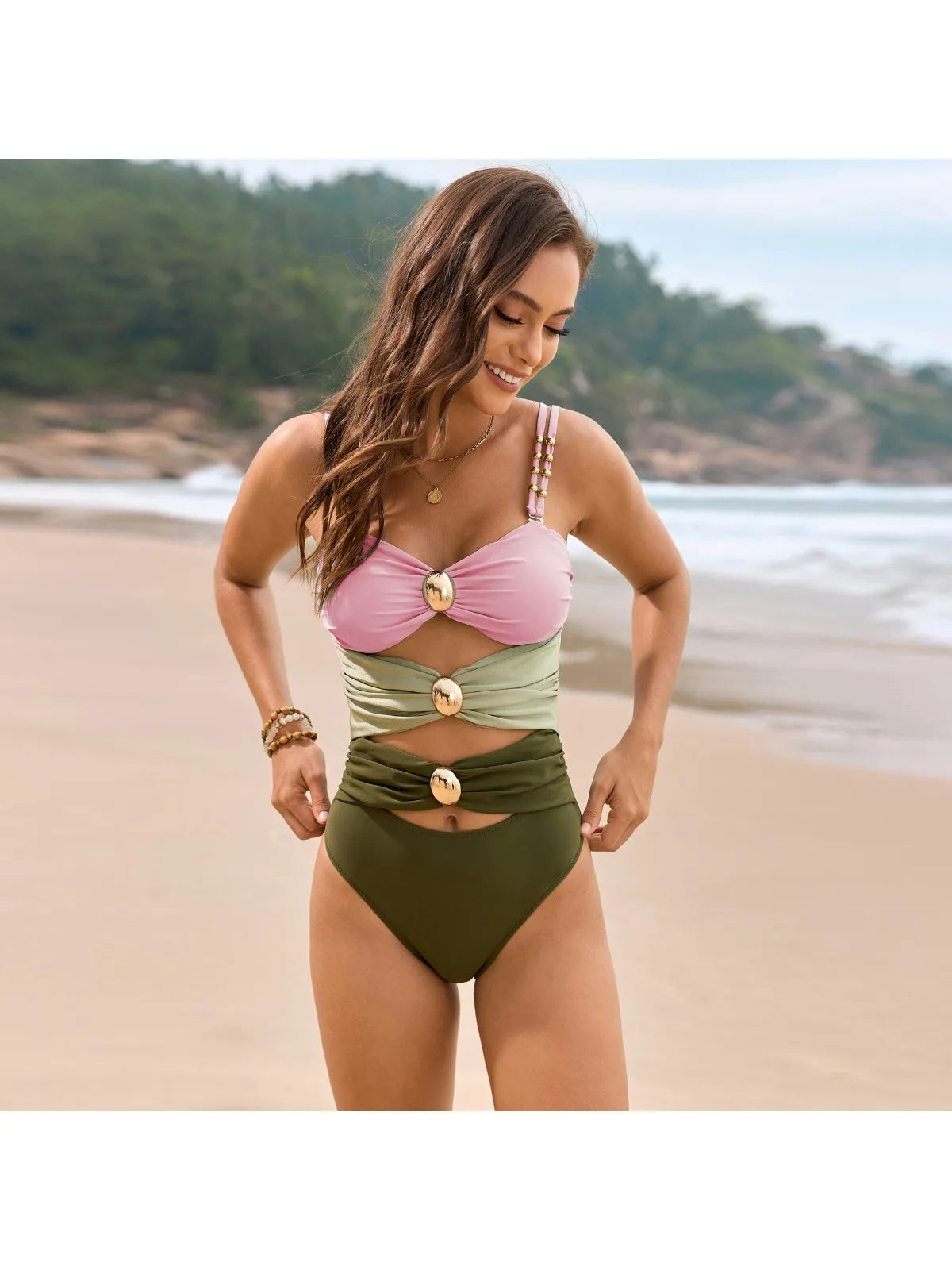 Savanna Bandeau - Floral One-Piece