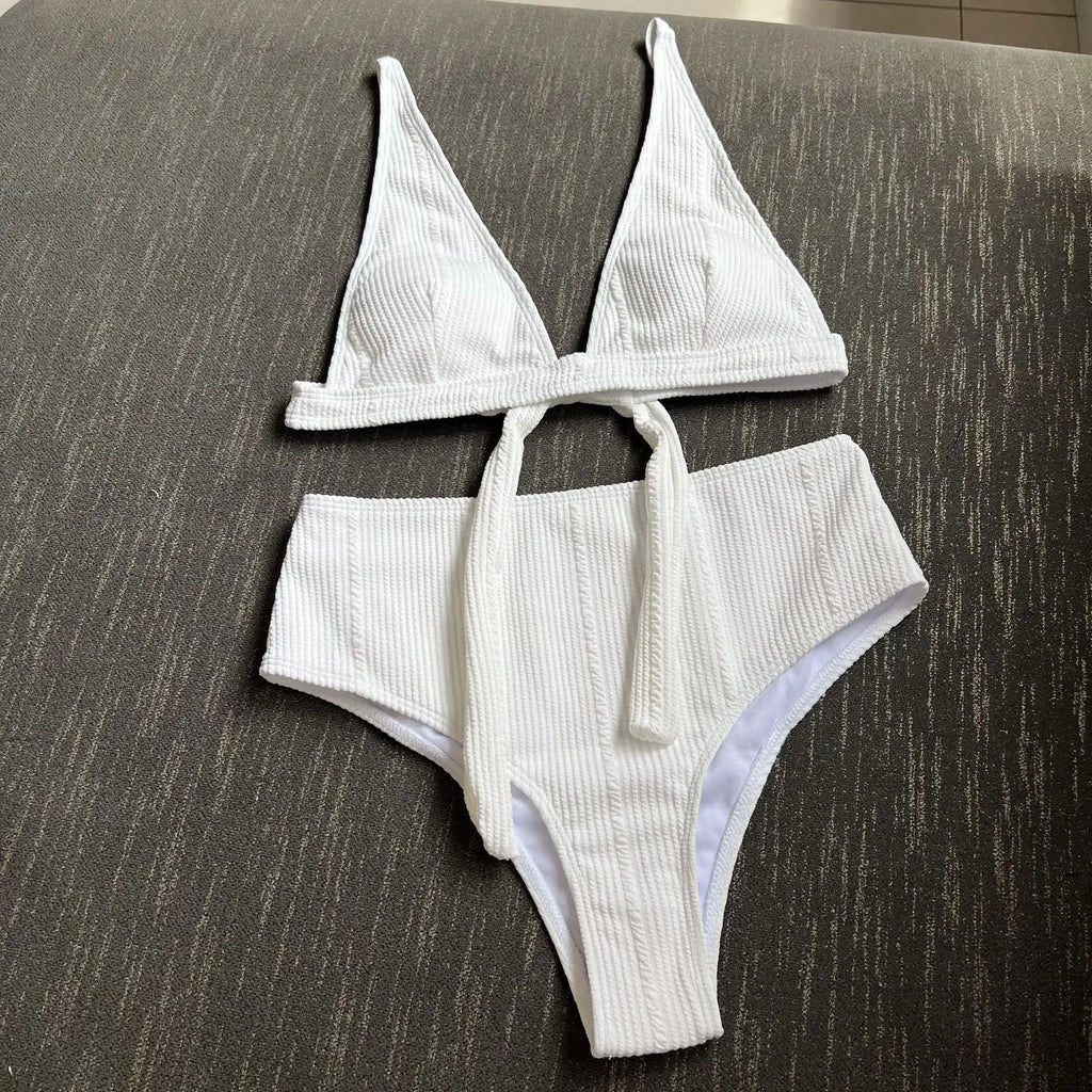 Aria V - High-Waist Triangle Bikini