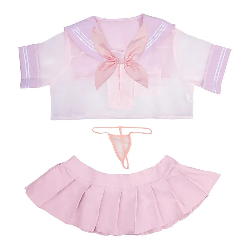 Sexy Nurse Roleplay Costume – Lace Uniform with Thong Skirt