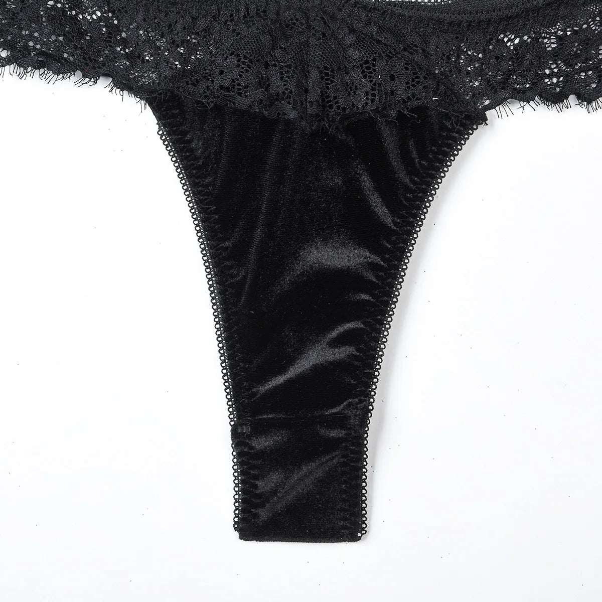 Sheer Lace Bandage Lingerie Set – 2 Piece