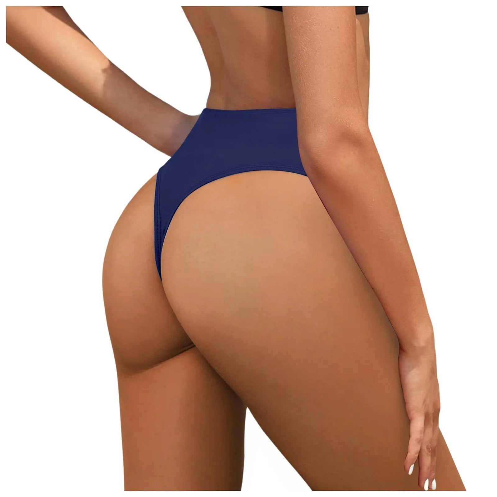 Solea Wave – High-Waist Bikini Bottoms