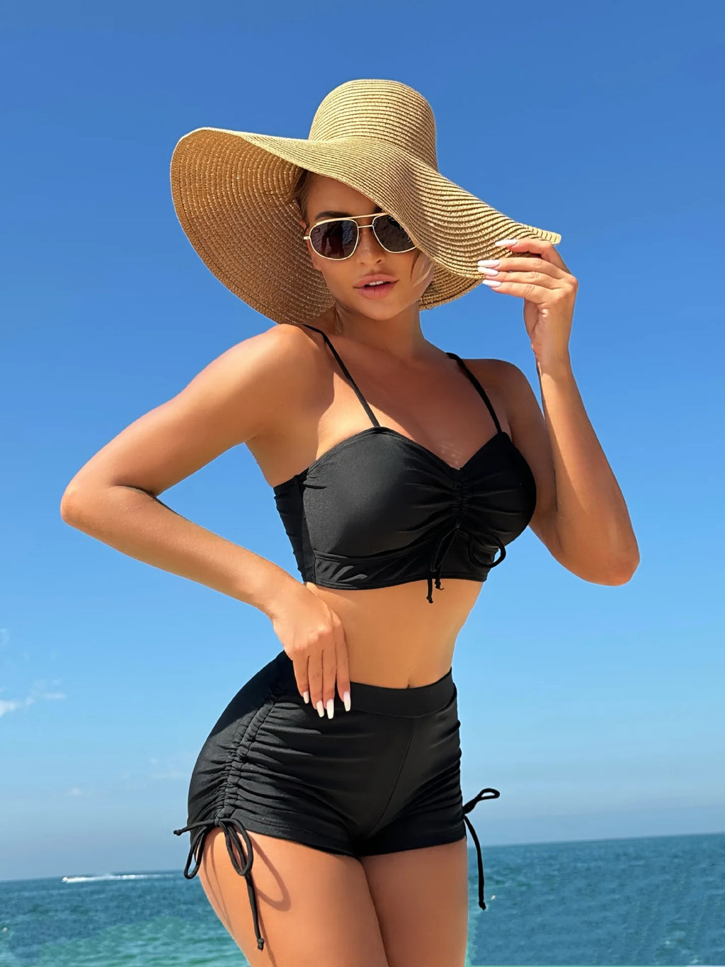 Celine Draw - Tankini with Drawstring